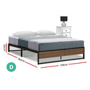 OSLO Bed Frame Metal Frame Bed Base