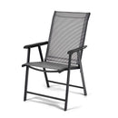 Outdoor Folding Chair Metal Portable Patio Balcony Chair with Backrest Sub Chair