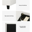Artiss Bed Frame Single Size Boucle NEO