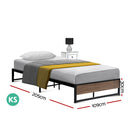 OSLO Bed Frame Metal Frame Bed Base